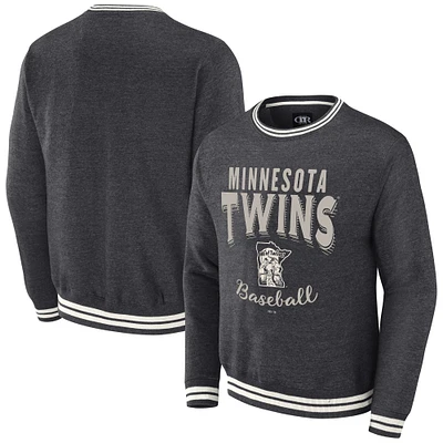 Collection Darius Rucker pour hommes par Fanatics Heather Charcoal Minnesota Twins Sweat-shirt vintage