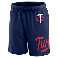 Men's Fanatics Navy Minnesota Twins Clincher Mesh Shorts