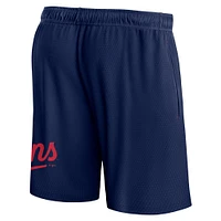 Men's Fanatics Navy Minnesota Twins Clincher Mesh Shorts