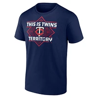 Men's Fanatics Navy Minnesota Twins Hometown Collection Territory T-Shirt