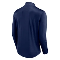 Men's Fanatics Navy Minnesota Twins Tough Minded Lightweight Quarter-Zip Pullover