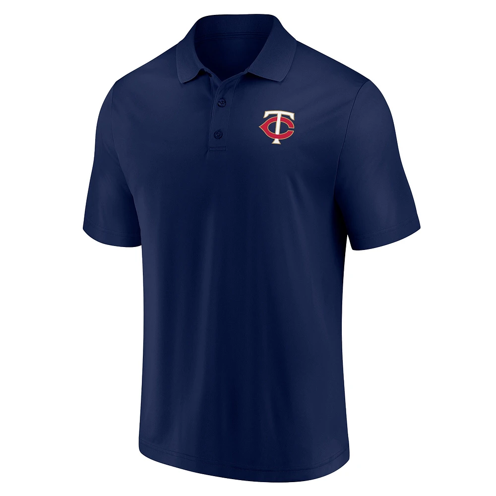 Men's Fanatics Navy Minnesota Twins Winning Streak Polo
