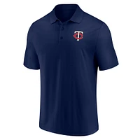 Men's Fanatics Navy Minnesota Twins Winning Streak Polo