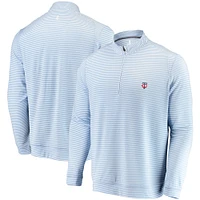Men's johnnie-O Light Blue Minnesota Twins Turn Quarter-Zip Jacket