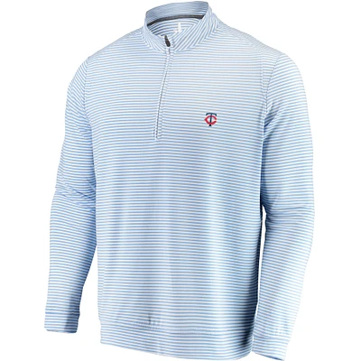 Men's johnnie-O Light Blue Minnesota Twins Turn Quarter-Zip Jacket