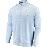 Men's johnnie-O Light Blue Minnesota Twins Turn Quarter-Zip Jacket