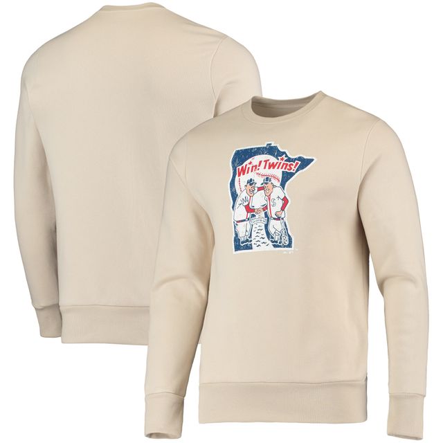 Majestic Threads Oatmeal Minnesota Twins Sweat-shirt en molleton pour homme