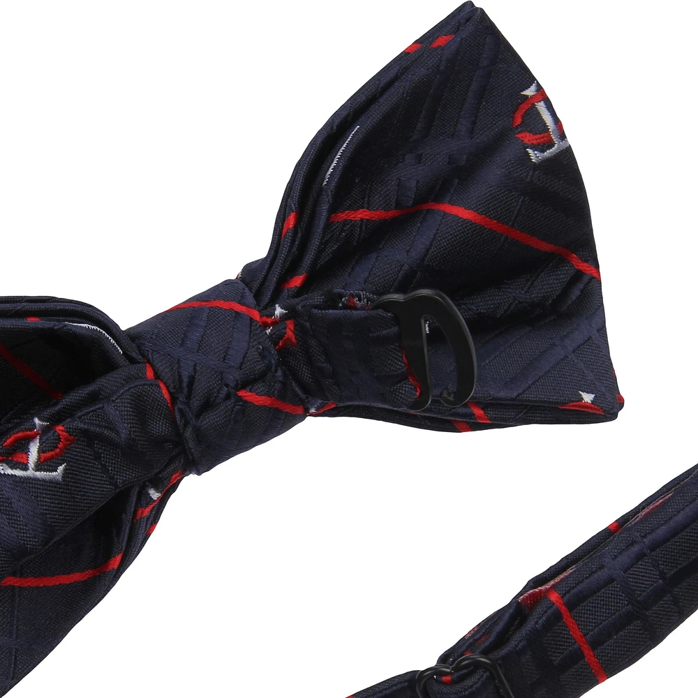 Men's Navy Minnesota Twins Oxford Bow Tie