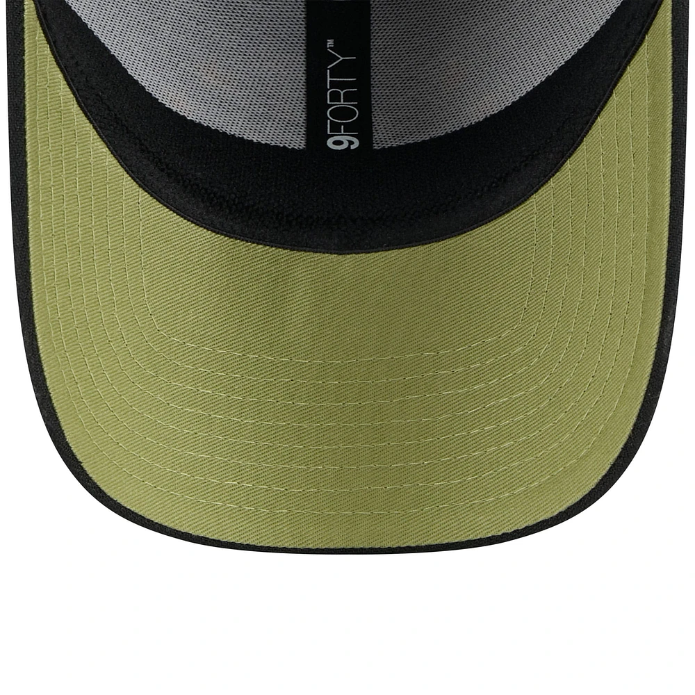 Men's New Era  Black Minnesota Twins 2024 Armed Forces Day 9FORTY Adjustable Hat