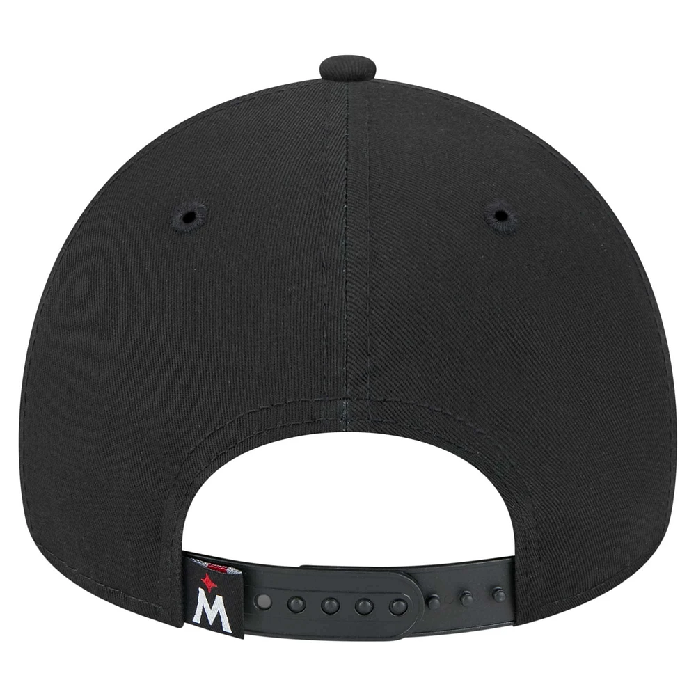 Men's New Era Black Minnesota Twins 9FORTY A-Frame Adjustable Hat