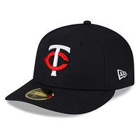 Men's New Era  Navy Minnesota Twins 2023 Authentic Collection Low Profile Home 59FIFTY Fitted Hat