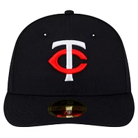 Men's New Era Navy Minnesota Twins National Baseball Hall of Fame Low Profile 59FIFTY Fitted Hat
