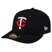 Men's New Era Navy Minnesota Twins National Baseball Hall of Fame Low Profile 59FIFTY Fitted Hat