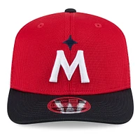 Men's New Era  Red/Navy Minnesota Twins 2025 Spring Training 9SEVENTY Stretch-Snap Trucker Hat