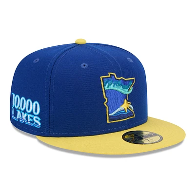 Casquette ajustée 59FIFTY Royal Minnesota Twins 2024 City Connect New Era pour homme