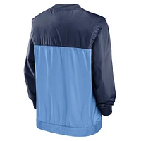 Men's Nike Navy/Light Blue Minnesota Twins Cooperstown Collection V-Neck Pullover Windbreaker