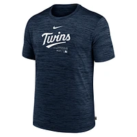 Men's Nike  Navy Minnesota Twins Authentic Collection Velocity Performance T-Shirt