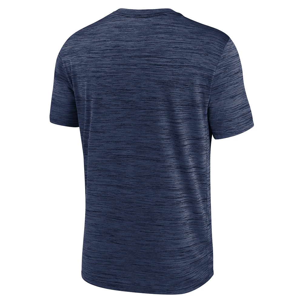 Men's Nike Navy Minnesota Twins Wordmark Velocity Performance T-Shirt