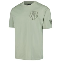 Men's Pro Standard Mint Minnesota Twins Neutral CJ Dropped Shoulders T-Shirt
