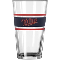 Minnesota Twins 16oz. Stripe Pint Glass