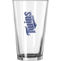 Minnesota Twins 16oz. Team Wordmark Game Day Pint Glass