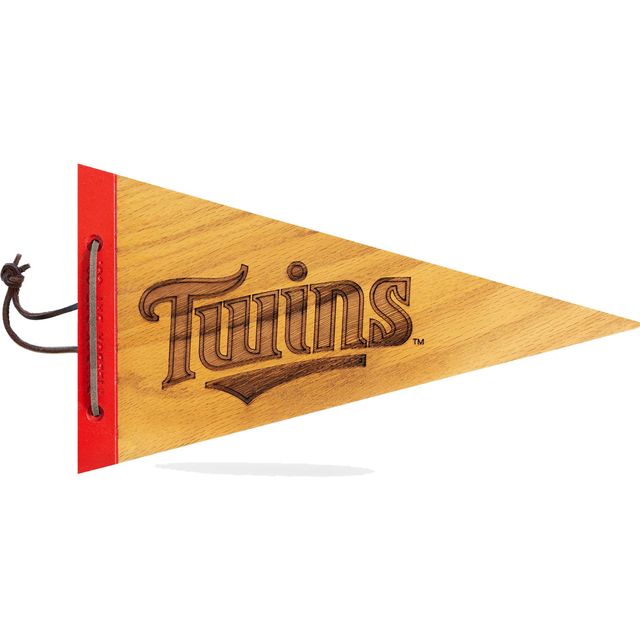 Fanion en bois Minnesota Twins 7" x 12"
