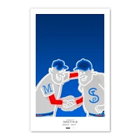 Minnesota Twins Target Field 11'' x 17'' Minimalist Stadium Poster Art Print