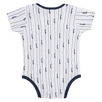 Newborn & Infant Gray/White Minnesota Twins Two-Pack Play Ball Bodysuit Set