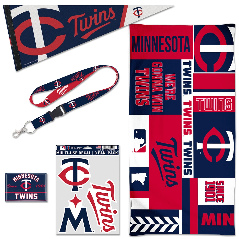 Pack d'accessoires pour ventilateur WinCraft Minnesota Twins House