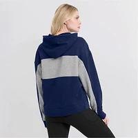 Women's Fanatics Navy Minnesota Twins Filled Stat Sheet Pullover Hoodie