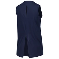 Women's Levelwear  Navy Minnesota Twins Paisley Chase V-Neck Tank Top