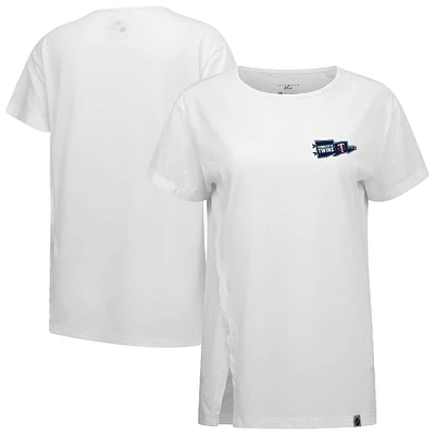 T-shirt blanc pour femme Influx Rafters des Twins du Minnesota Levelwear