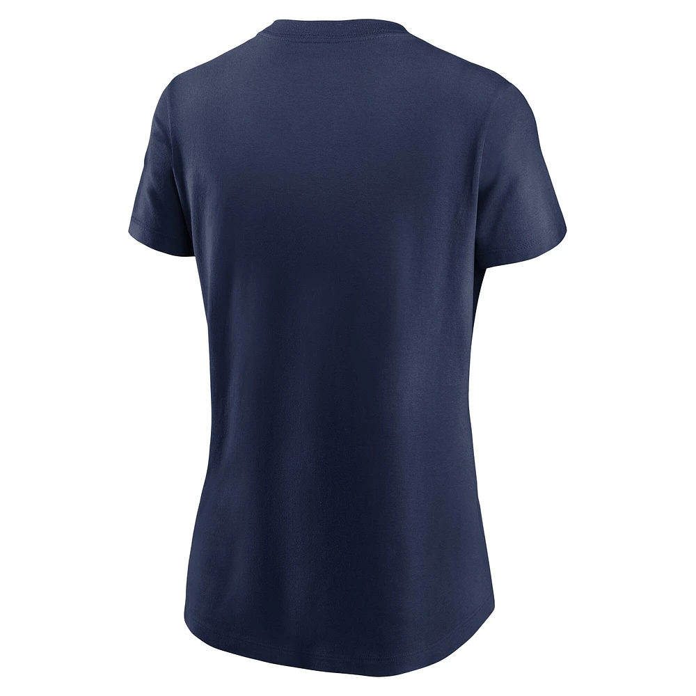 Women's Nike Navy Minnesota Twins 2023 Wordmark T-Shirt