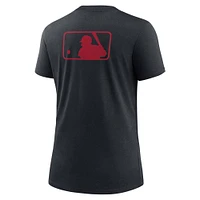 Women's Nike Navy Minnesota Twins Authentic Collection Early Work Tri-Blend T-Shirt