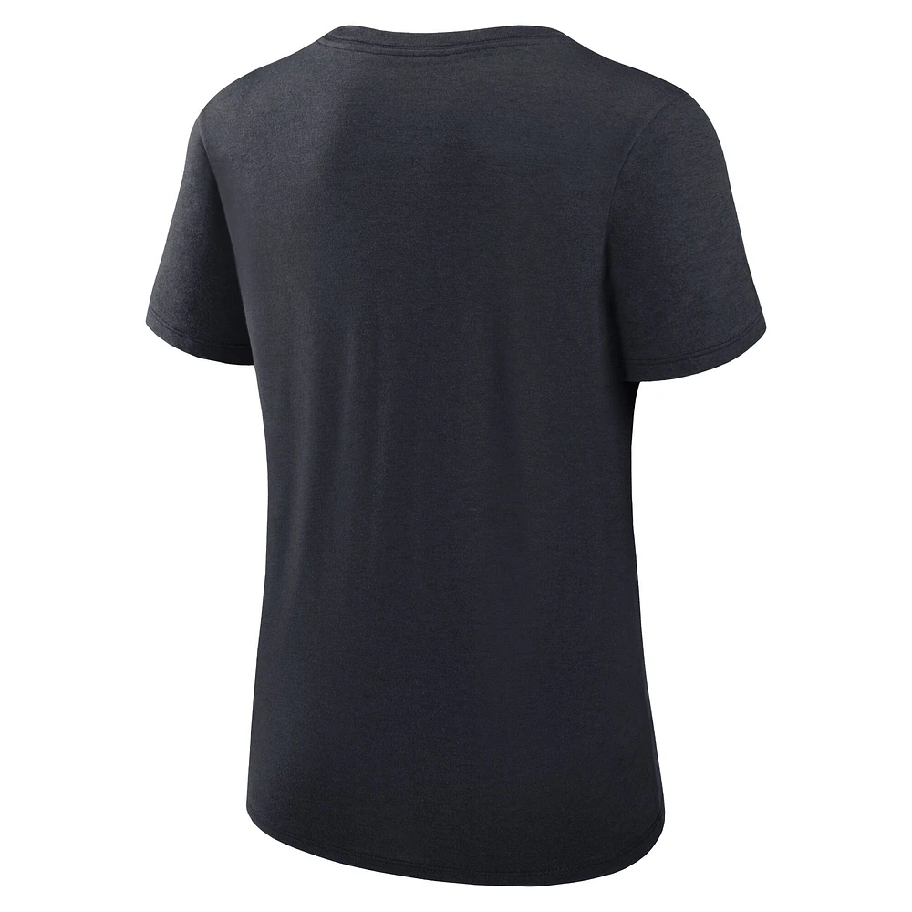 Women's Nike Navy Minnesota Twins Authentic Collection Performance Scoop Neck T-Shirt
