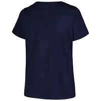 Women's Profile Navy Minnesota Twins Plus Arch Logo T-Shirt