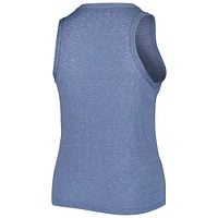 Women's Soft as a Grape Navy Minnesota Twins Plus High Neck Tri-Blend Tank Top