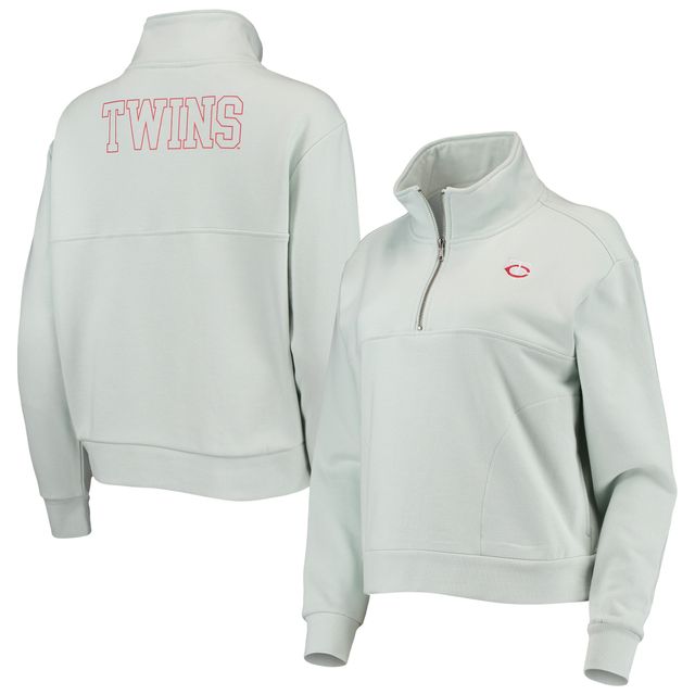 V118087 TWINS BLEU FEMME 2-HIT 1/4 ZIP JACLADQZP