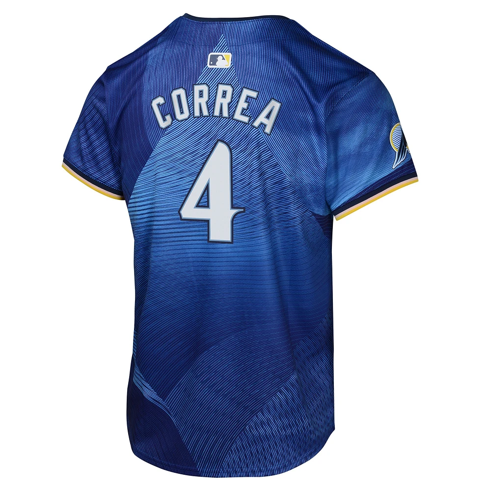 Youth Nike Carlos Correa Royal Minnesota Twins 2024 City Connect Limited Jersey