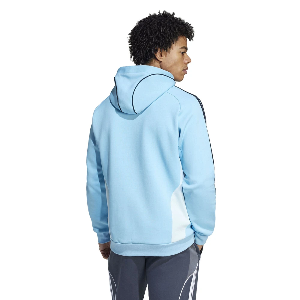 Men's adidas Light Blue Minnesota United FC 2025 Travel Pullover Hoodie