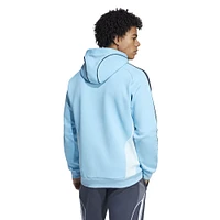 Men's adidas Light Blue Minnesota United FC 2025 Travel Pullover Hoodie