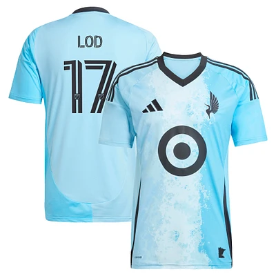 Maillot de joueur réplique adidas Robin Lod bleu Minnesota United FC 2025 CONVERGENCE pour homme