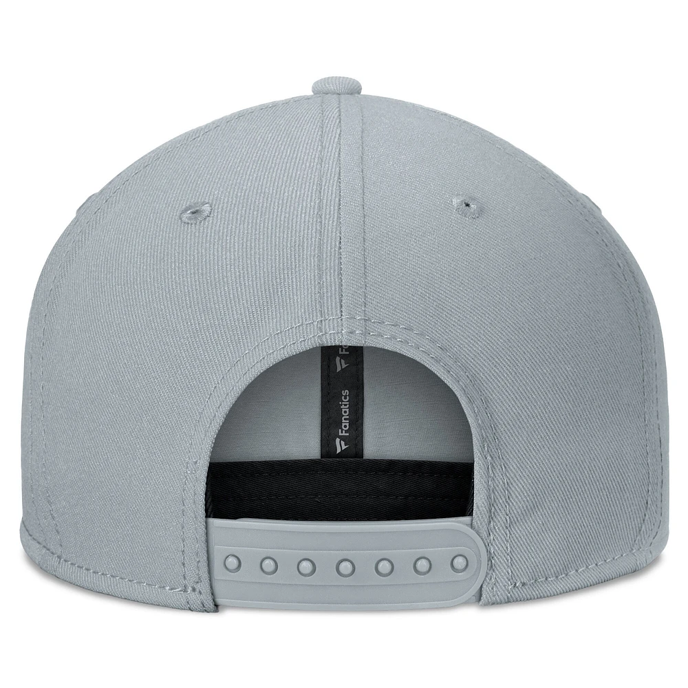Casquette Snapback fumée Fanatics gris Minnesota United FC pour hommes