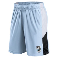 Men's Fanatics Light Blue Minnesota United FC Prep Squad Shorts