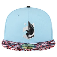 Casquette ajustée 59FIFTY Element Tech Pack Minnesota United FC bleu clair New Era pour homme