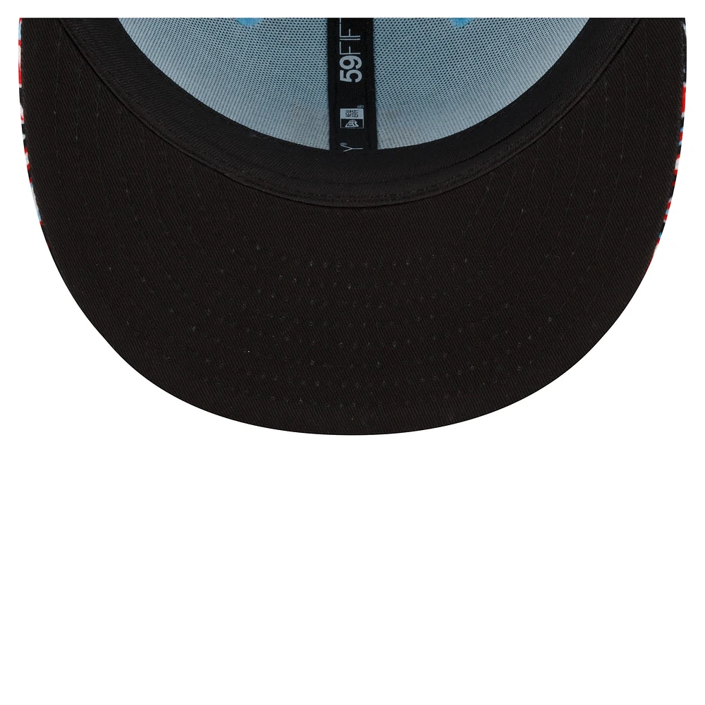 Casquette ajustée 59FIFTY Element Tech Pack Minnesota United FC bleu clair New Era pour homme