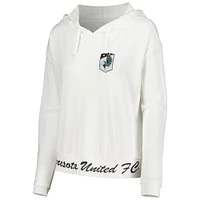 Women's Concepts Sport White Minnesota United FC Accord Hoodie Long Sleeve Top