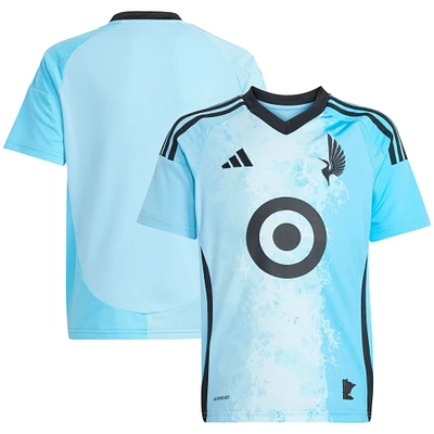 Maillot réplique adidas bleu Minnesota United FC 2025 CONVERGENCE pour jeunes