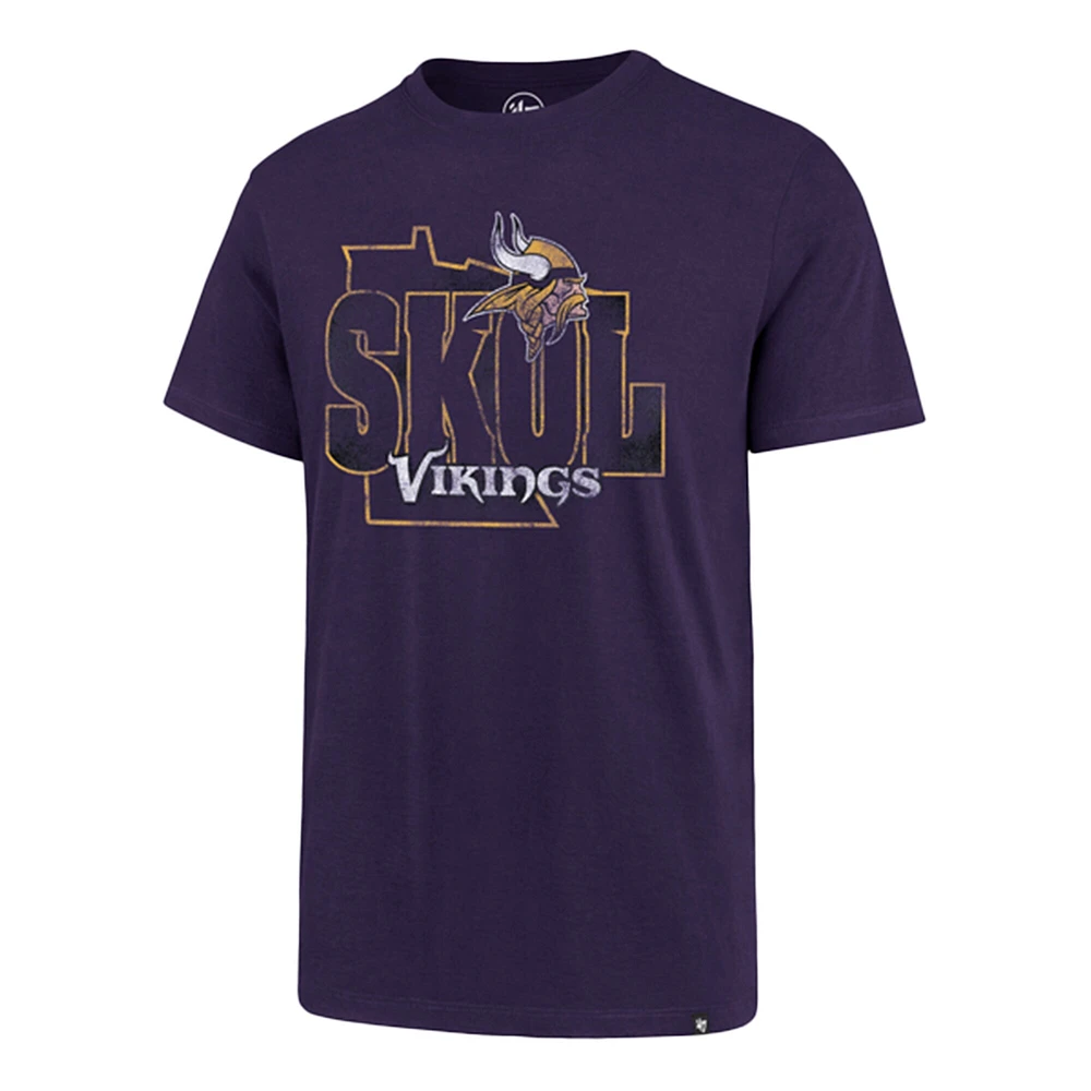 Men's '47 Purple Minnesota Vikings Regional Super Rival T-Shirt