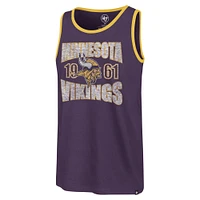 Men's '47 Purple Minnesota Vikings Upload Franklin Tank Top